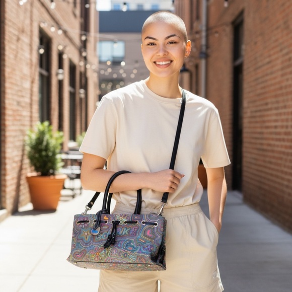 Dooney & Bourke Handbags - Dooney and Bourke Graffiti Satchel Handbag